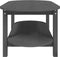 vidaXL - Salontafel - 110x55x45 - cm - massief - grenenhout - grijs