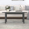 vidaXL - Salontafel - 110x55x45 - cm - massief - grenenhout - grijs