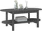 vidaXL - Salontafel - 110x55x45 - cm - massief - grenenhout - grijs