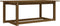 vidaXL - Salontafel - 110x55x45 - cm - massief - grenenhout - honingbruin