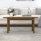 vidaXL - Salontafel - 110x55x45 - cm - massief - grenenhout - honingbruin