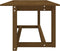 vidaXL - Salontafel - 110x55x45 - cm - massief - grenenhout - honingbruin