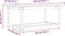 vidaXL - Salontafel - 110x55x45 - cm - massief - grenenhout - honingbruin
