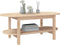 vidaXL - Salontafel - 110x55x45 - cm - massief - grenenhout