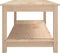 vidaXL - Salontafel - 110x55x45 - cm - massief - grenenhout