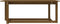 vidaXL - Salontafel - 110x55x45 - cm - massief - grenenhout - honingbruin