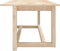 vidaXL - Salontafel - 110x55x45 - cm - massief - grenenhout