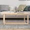 vidaXL - Salontafel - 110x55x45 - cm - massief - grenenhout