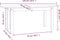 vidaXL - Salontafel - 110x55x45 - cm - massief - grenenhout - honingbruin