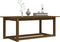 vidaXL - Salontafel - 110x55x45 - cm - massief - grenenhout - honingbruin
