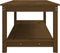 vidaXL - Salontafel - 110x55x45 - cm - massief - grenenhout - honingbruin