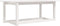 vidaXL - Salontafel - 110x55x45 - cm - massief - grenenhout - wit