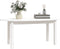vidaXL - Salontafel - 110x55x45 - cm - massief - grenenhout - wit