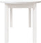 vidaXL - Salontafel - 110x55x45 - cm - massief - grenenhout - wit