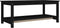 vidaXL - Salontafel - 110x55x45 - cm - massief - grenenhout - zwart