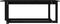 vidaXL - Salontafel - 110x55x45 - cm - massief - grenenhout - zwart