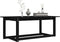 vidaXL - Salontafel - 110x55x45 - cm - massief - grenenhout - zwart