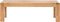 vidaXL - Salontafel - 110x60x35 - cm - acaciahout - met - honingafwerking