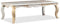 vidaXL - Salontafel - 110x60x35 - cm - massief - sheeshamhout