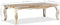 vidaXL - Salontafel - 110x60x35 - cm - massief - sheeshamhout