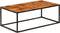 vidaXL - Salontafel - 110x60x40 - cm - massief - acaciahout - en - staal