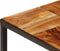 vidaXL - Salontafel - 110x60x40 - cm - massief - acaciahout - en - staal