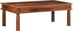 vidaXL - Salontafel - 110x60x40 - cm - massief - acaciahout