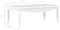 vidaXL - Salontafel - 110x60x40 - cm - massief - grenenhout - wit