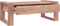 vidaXL - Salontafel - 110x60x40 - cm - massief - teakhout