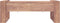 vidaXL - Salontafel - 110x60x40 - cm - massief - teakhout