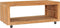 vidaXL - Salontafel - 110x60x40 - cm - massief - teakhout