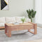 vidaXL - Salontafel - 110x60x40 - cm - massief - teakhout
