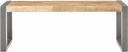 vidaXL - Salontafel - 110x60x40 - cm - ruw - mangohout