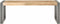 vidaXL - Salontafel - 110x60x40 - cm - ruw - mangohout