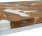 vidaXL - Salontafel - 110x60x40 - cm - teakhout - en - hars