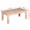 vidaXL - Salontafel - 110x60x45 - cm - massief - acaciahout
