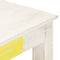 vidaXL - Salontafel - 110x60x45 - cm - massief - mangohout - wit