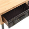 vidaXL - Salontafel - 115x55x50 - cm - massief - vurenhout