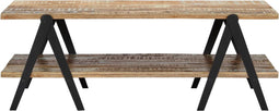vidaXL - Salontafel - 115x60x40 - cm - massief - gerecycled - hout