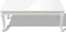 vidaXL - Salontafel - 115x65x42 - cm - hoogglans - wit