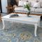 vidaXL - Salontafel - 115x65x42 - cm - hoogglans - wit