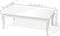 vidaXL - Salontafel - 115x65x42 - cm - hoogglans - wit