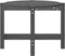 vidaXL - Salontafel - 118x63x45 - cm - massief - grenenhout - grijs