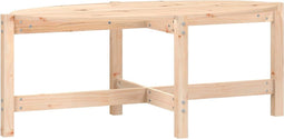 vidaXL - Salontafel - 118x63x45 - cm - massief - grenenhout