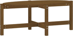 vidaXL - Salontafel - 118x63x45 - cm - massief - grenenhout - honingbruin