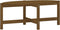 vidaXL - Salontafel - 118x63x45 - cm - massief - grenenhout - honingbruin