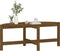 vidaXL - Salontafel - 118x63x45 - cm - massief - grenenhout - honingbruin