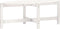 vidaXL - Salontafel - 118x63x45 - cm - massief - grenenhout - wit