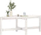 vidaXL - Salontafel - 118x63x45 - cm - massief - grenenhout - wit