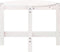 vidaXL - Salontafel - 118x63x45 - cm - massief - grenenhout - wit